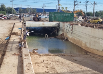 El soterramiento como parte importante de la reconstrucción en Alfafar