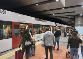 Veintinueve estaciones de Metrovalencia superaron el millón de viajeros en 2024