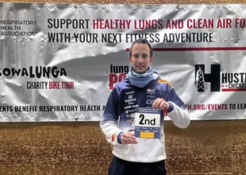 Ángel López Amor acaba segundo en la prueba disputada en Chicago de la Copa del Mundo de Carreras Verticales