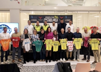 Punto neurálgico de la primera Vuelta Ciclista Costa Blanca cadete