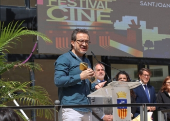 Roque Baños recibe el Ficus de Honor del XXV Festival de Cine de Sant Joan