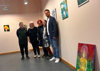 La Sala Vicente Poveda acoge una exposición con medio centenar de obras de alumnos del Centro de Envejecimiento Activo de Petrer
