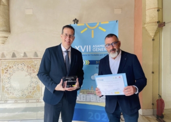 Rubén Alfaro recoge el Premio de Buenas Prácticas Locales por el Clima