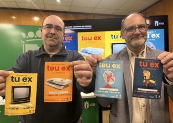 Ayuntamiento y Fobesa lanzan una campaña para concienciar sobre el problema del abandono de enseres en vía pública