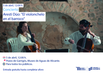 Aresti Dúo y “El violonchelo en el Barroco”: música en los Pozos de Garrigós