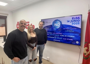 El H2O Fest reunirá el próximo sábado 14 de junio a una selección de los mejores artistas de Elda en la Plaza Castelar
