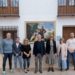 El Museo del Prado expone en la fachada del ayuntamiento de Utiel la obra «El quitasol » de Goya
