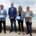 Altea recoge las tres Banderas Azules de Playas y las dos de Puertos Deportivos