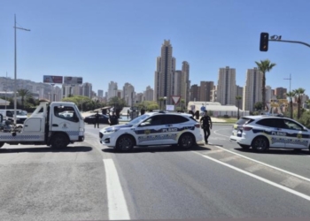 La Policía Local de Benidorm y CNP realizan un simulacro conjunto de “cierre” de la ciudad