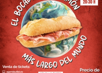 El próximo sábado un bocadillo extra gigante de jamón llenará las calles de Utiel