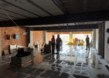 El Ayuntamiento certifica el avance de las obras del Casal de la Festa  que transformarán el edificio en una instalación eficiente y accesible