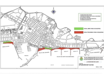 Santa Pola permitirá hogueras en la noche de San Juan sólo en dos zonas acotadas de Levante y Gran Playa