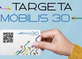 La Generalitat aplica desde el 1 de julio las nuevas condiciones de la tarjeta Móbilis 30