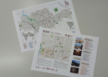 El Ayuntamiento edita un nuevo plano turístico de Elda