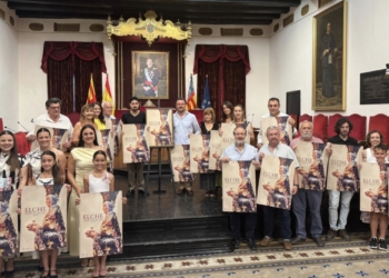 El cartel del ilustrador ilicitano Pablo Vidal anuncia las Fiestas de Elche 2025