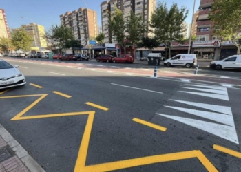 Benidorm mejora la señalización horizontal y la seguridad vial en todo el término municipal