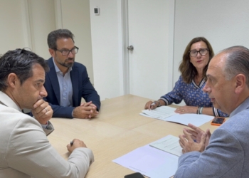 Dolón se reúne con el conseller de Emergencias e Interior, Juan Carlos Valderrama