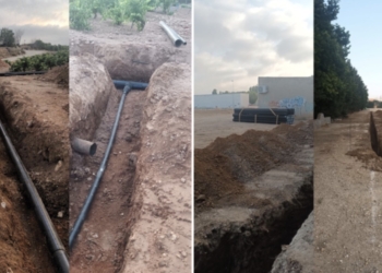 Utiel avanza en la reconstrucción de canalizaciones de agua afectadas por la DANA