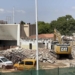 Comienzan las obras de rehabilitacion del edificio de la Fábrica de Hielo con el derribo del Grupo de Empresas