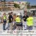El alcalde visita las obras del Paseo de las Estrellas, que encaran su fase final
