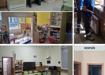 Utiel acondiciona las instalaciones del colegio de Las Cuevas