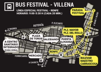 El servicio de autobús urbano establece un dispositivo específico para cubrir los grandes festivales de verano