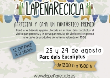 L’Alfàs del Pi acogerá durante las Fiestas de l’Albir la campaña de Ecovidrio ‘La Peña Recicla’