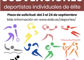 Elda abre el próximo 2 de septiembre el plazo para solicitar las subvenciones a deportistas individuales de élite