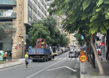 El asfaltado del final de la Rambla se prolongará un mes sin tener que cortar el tráfico