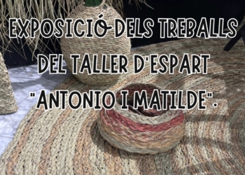 Cultura programa la exposición “Los trabajos del taller de esparto Antonio y Matilde”