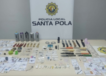 La Policía Local de Santa Pola realiza 150 incautaciones durante las fiestas patronales