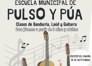 El 22 de septiembre se abre el plazo de inscripción de la Escuela Municipal de Pulso y Púa