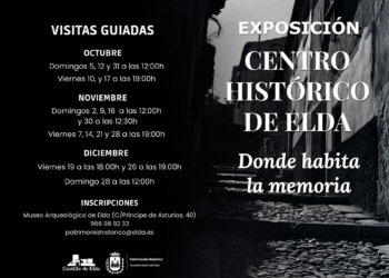 El Ayuntamiento organiza visitas a la exposición ‘Centro Histórico de Elda: Donde habita la memoria’