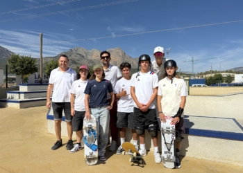 La Selección Francesa de Skate se concentra en La Nucía