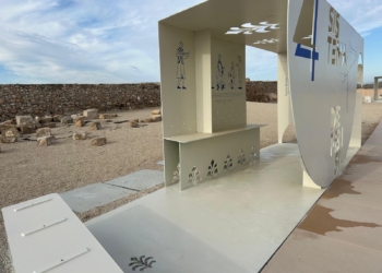 «Los hitos instalados en el Castillo simulan un museo al aire libre»