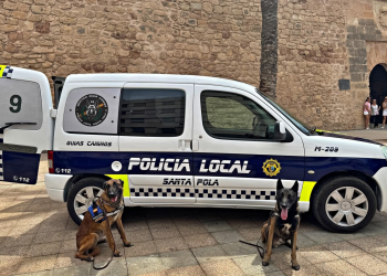 La Policía Local de Santa Pola homenajea a su primer perro agente