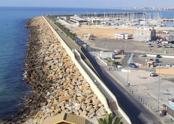 Salen a licitación las obras de acabado del entorno del Dique de Levante