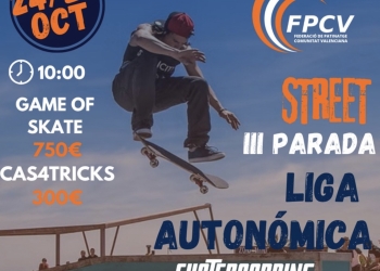 Xàbia acoge la tercera parada de la Liga Autonómica de Skateboarding