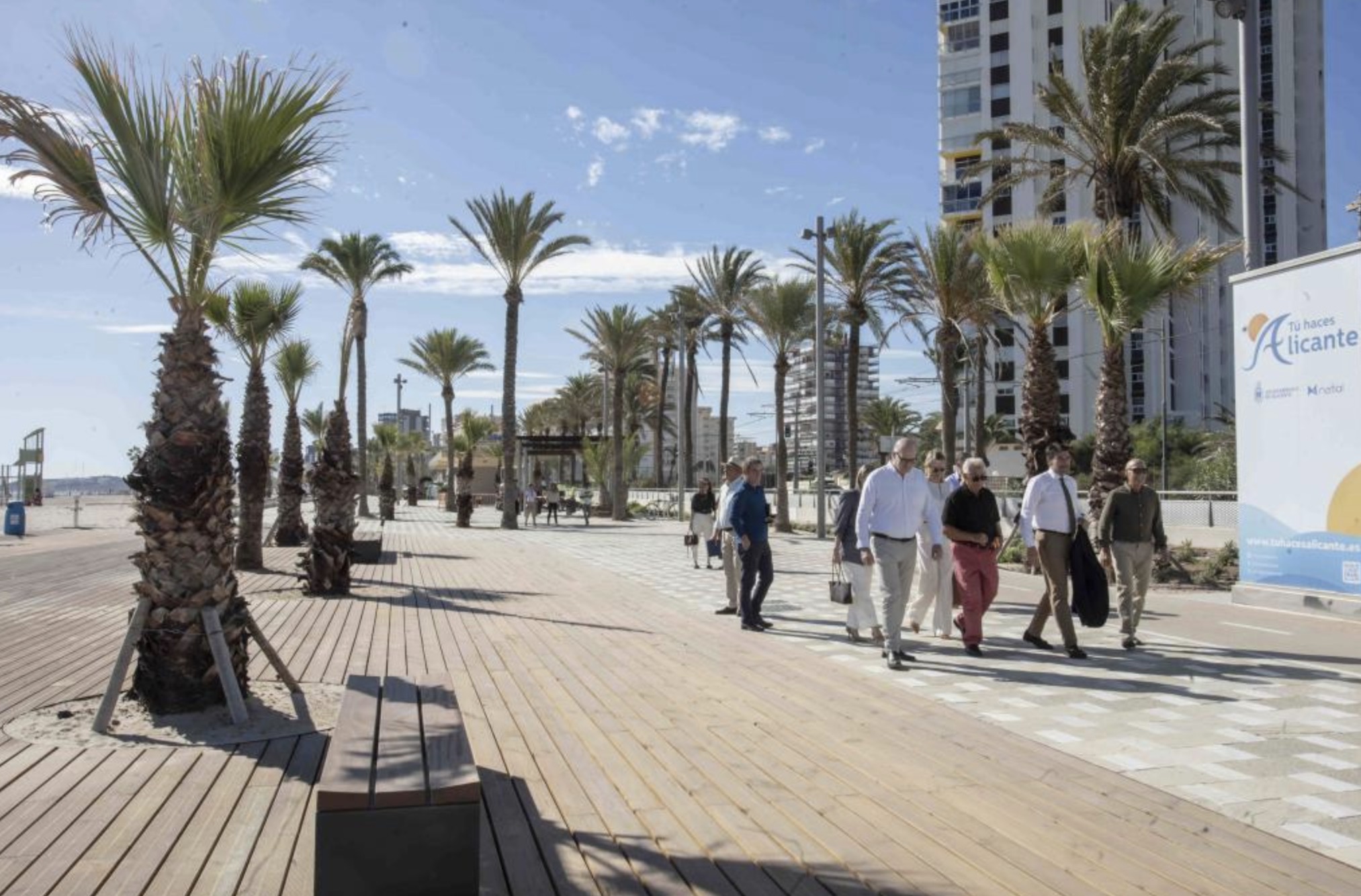 Así es el nuevo paseo marítimo de la avenida de Niza