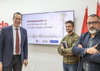 Todo listo para el inicio de los trabajos de reurbanización de la calle Nueva y de la calle Ortega y Gasset