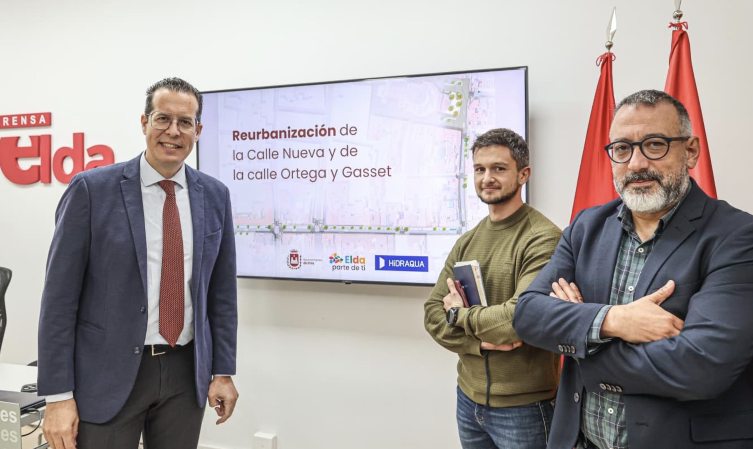 Todo listo para el inicio de los trabajos de reurbanización de la calle Nueva y de la calle Ortega y Gasset
