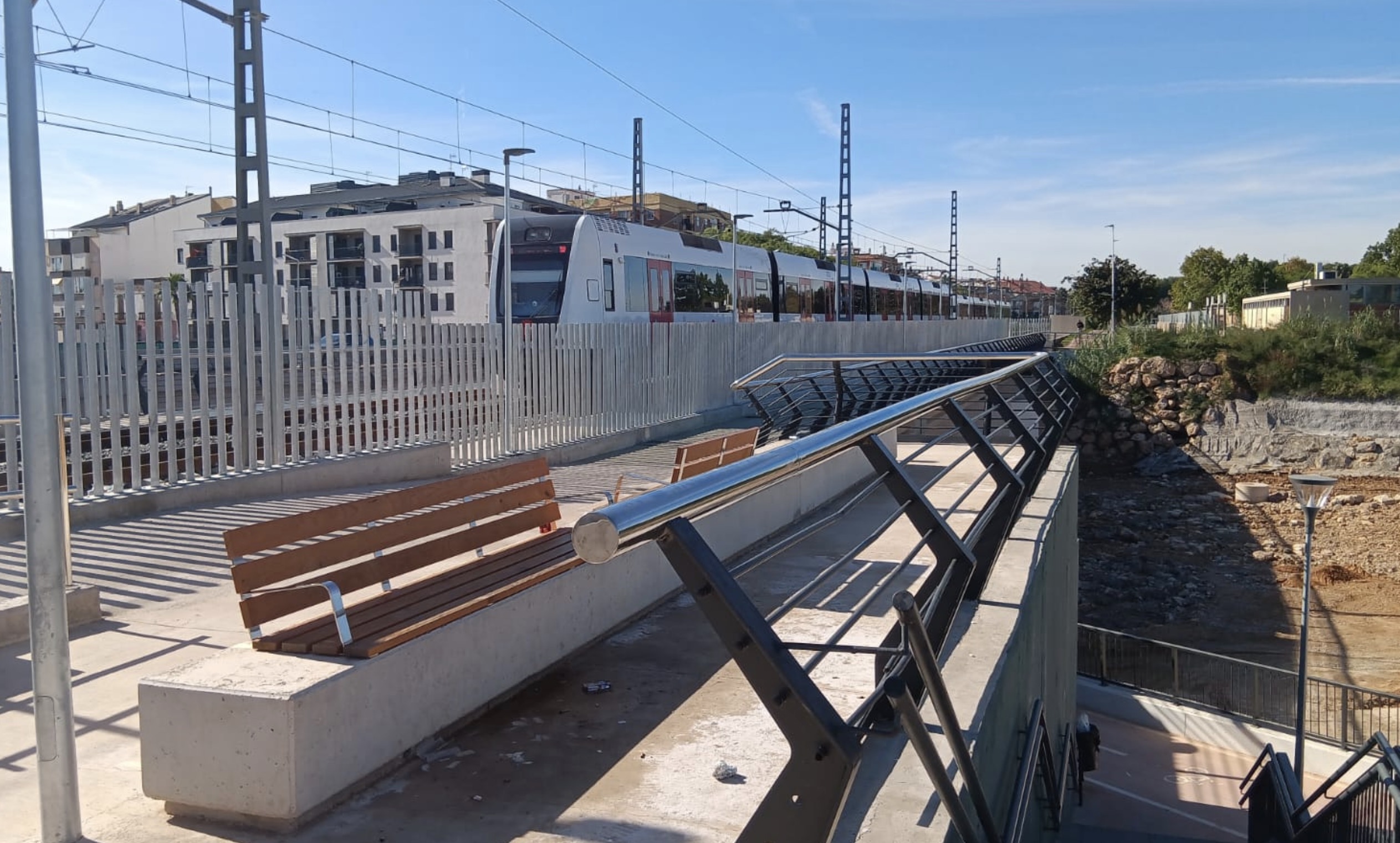 Metrovalencia abre el mirador de homenaje a las víctimas de las riadas en Paiporta