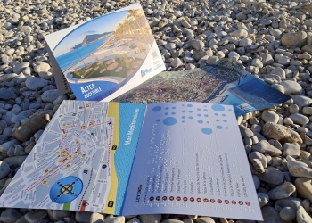 Altea edita mapas en altorrelieve y braille para que todas las personas puedan descubrir las riquezas del municipio