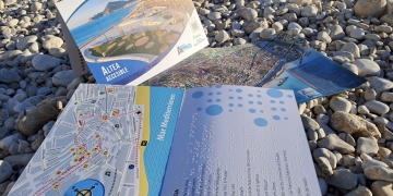 Altea edita mapas en altorrelieve y braille para que todas las personas puedan descubrir las riquezas del municipio