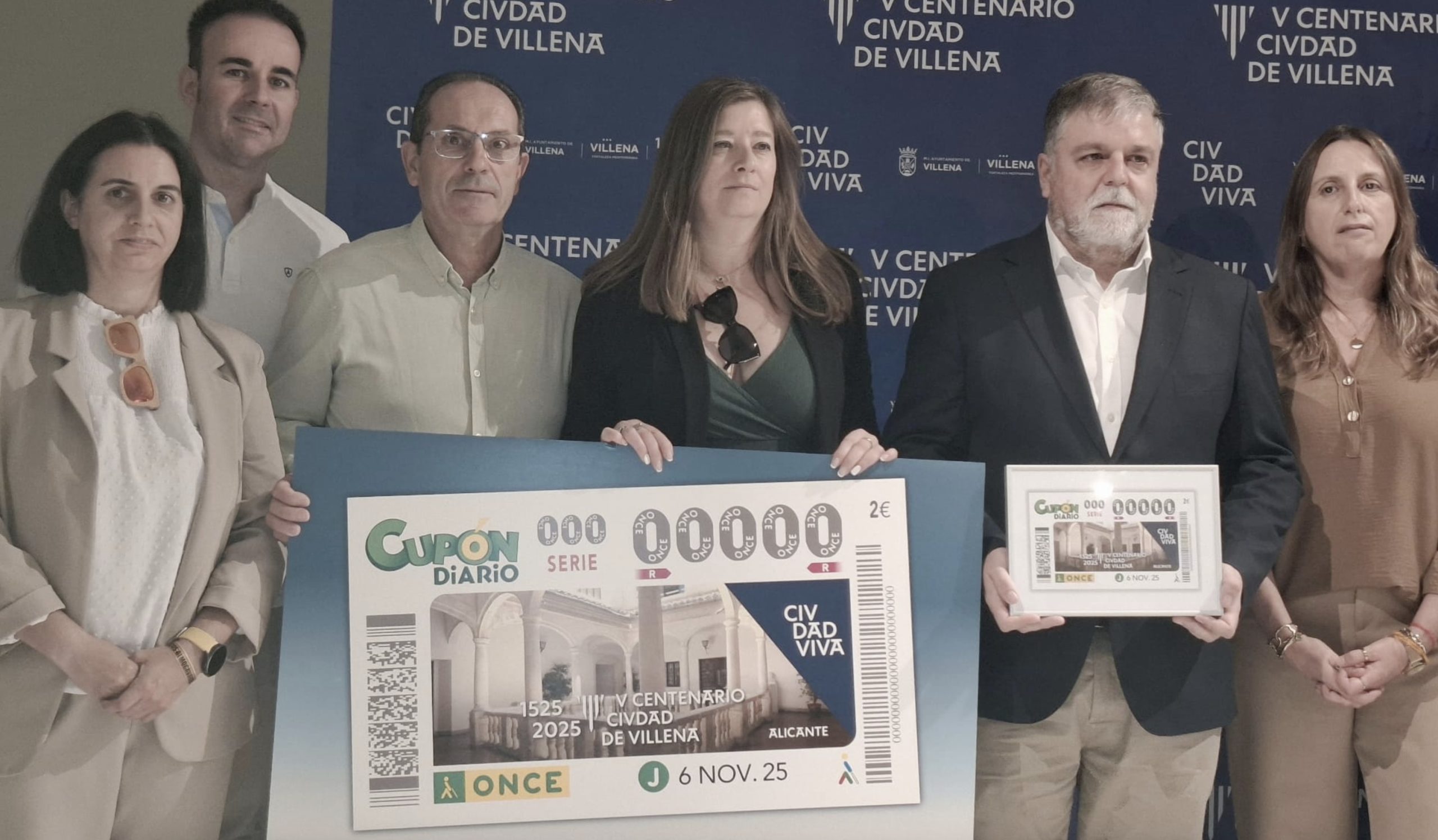 El cupón de la ONCE anima a visitar Villena en la celebración del V Centenario de la ciudad