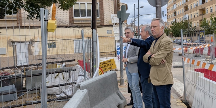 Ricardo Gabaldón recibe al Secretario de Estado de Política Territorial, Arcadi España y a la comisionada DANA, Zulima Pérez