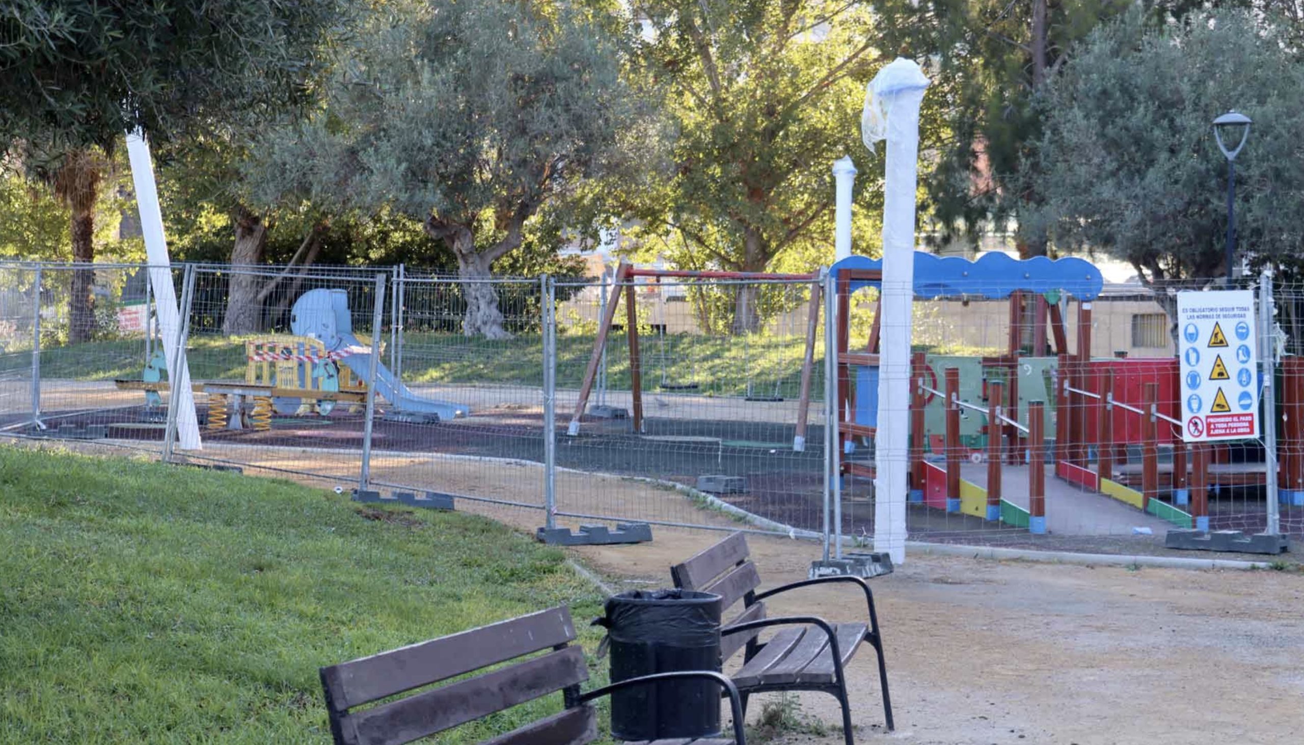 Benidorm invierte 150.000 euros en actuaciones de mantenimiento y mejora de la seguridad en los parques de la ciudad