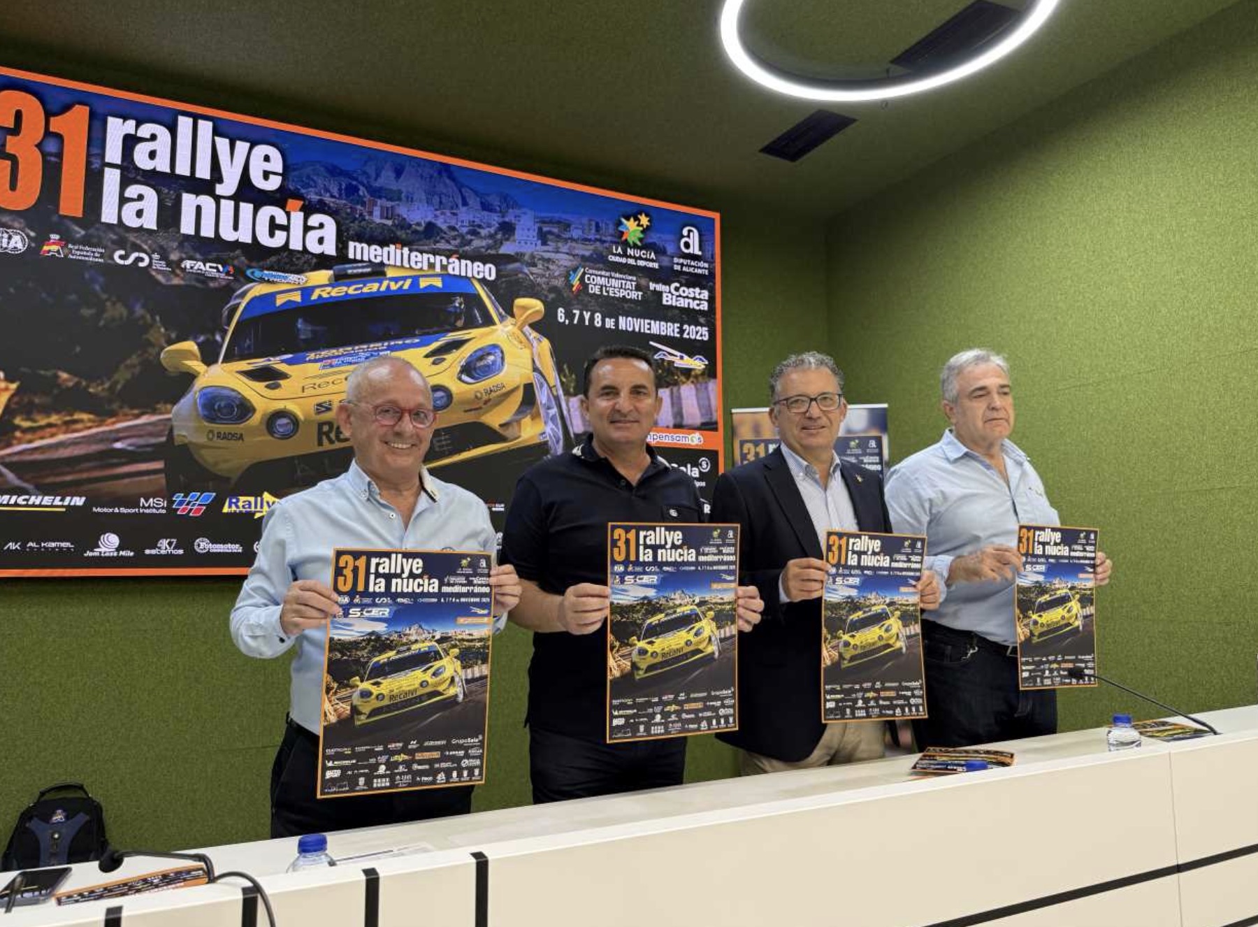 El 31º Rallye de La Nucía contará con 12 tramos y 161 km. de competición