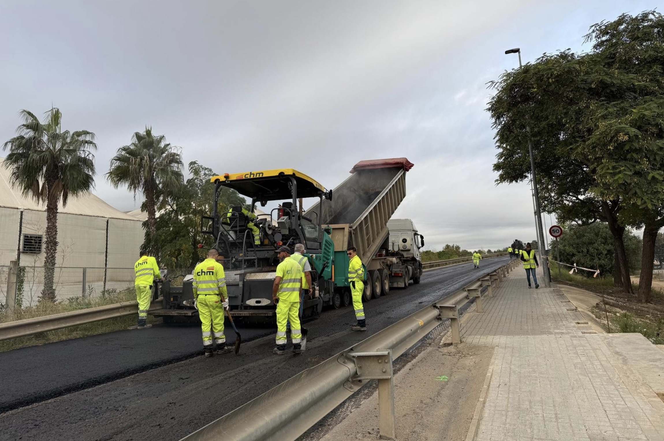 La Generalitat inicia la reparación de la CV-4126 en Alfafar