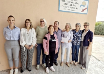 Nueva donación al Voluntariado Social de la asociación escandinava con sede en l’Alfàs Odd Fellows